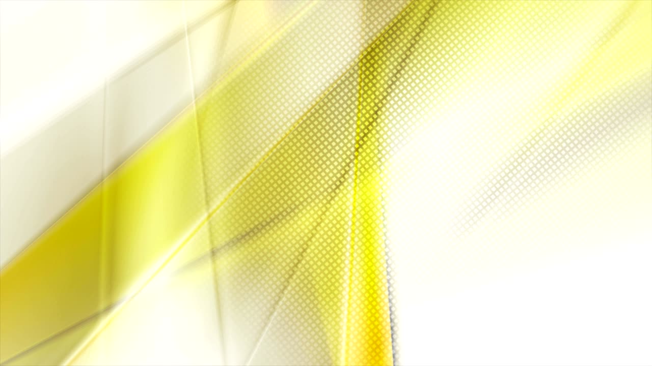 노란색 매끄러운 줄무 추상적인 비디오 애니메이션