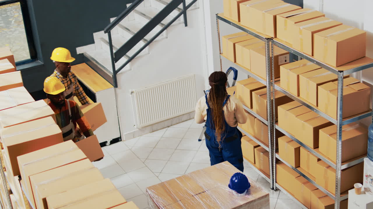 comprobación del inventario del almacén