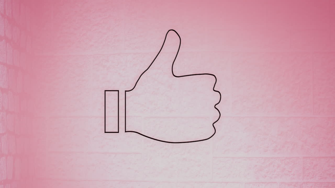 signo de corazón de neón en la pared de ladrillo 4k