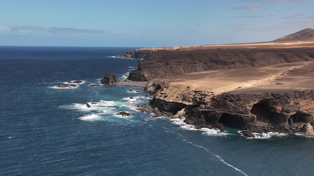 Breathtaking views of Fuerteventura with Lobos Island, Red Flag Beach, kite surfers, sunsets, volcanoes, sand dunes, and wingfoilers in the Canary Islands’ golden light.