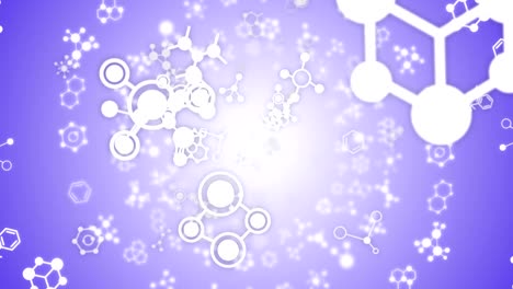 chemistry animation, background, rendering, loop, with alpha channel