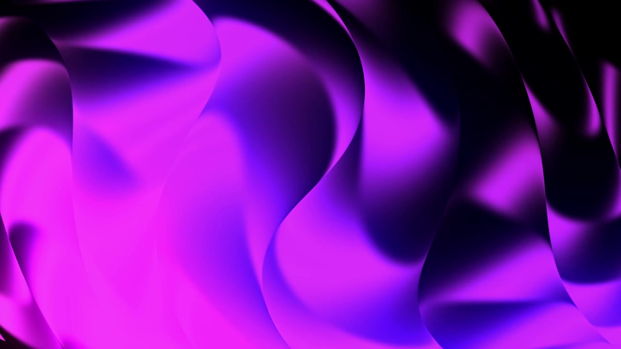 Abstract Purple Liquid Waves Flowing in Motion