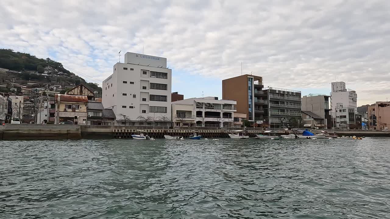 히로시마 현 오노미치 시의 오노미치 수이도 풍경