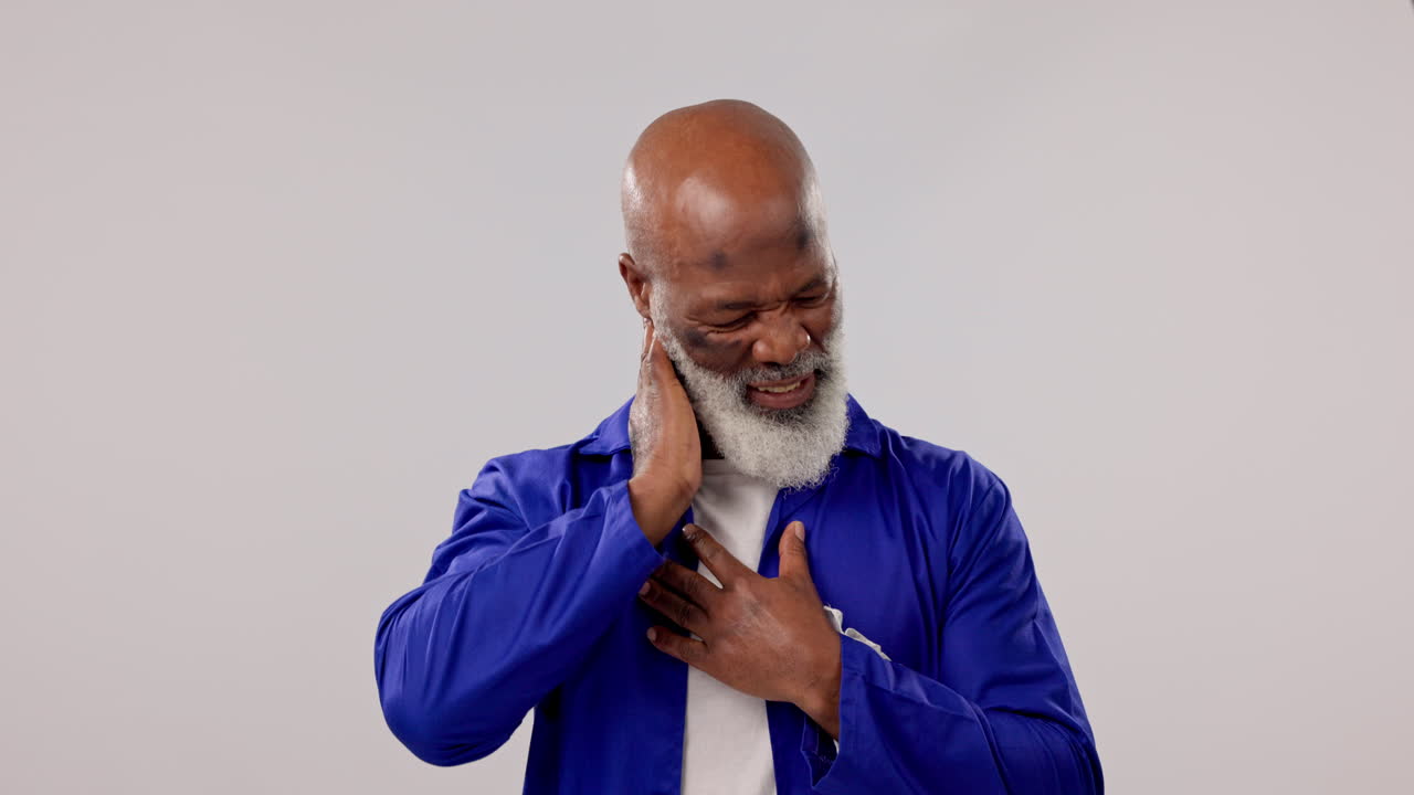 건설 노동자, 목 통증