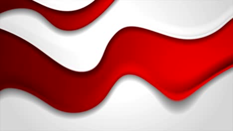 grey and red smooth wavy abstract corporate video animation