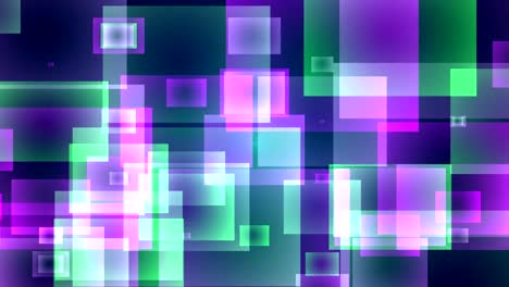 partículas cuadrados luces movimiento fondo