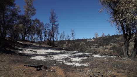 las secuelas del incendio del valle, 2015, condado de lake, california