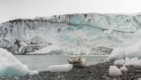 glaciers and ocean of the antarctic