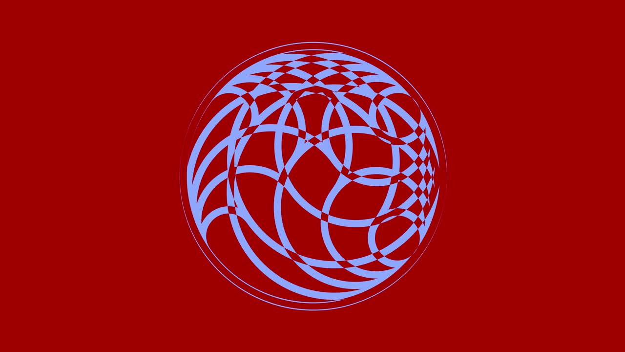 4K video model stroboscopic and hypnotic effect, in 16: 9 video format.