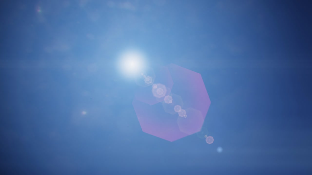 ブルーライト・レンズ・フレイヤー (レンズのフレイアー光の漏れ)