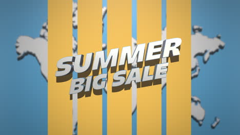 Summer-Big-Sale-with-fly-airplanes-and-world-map