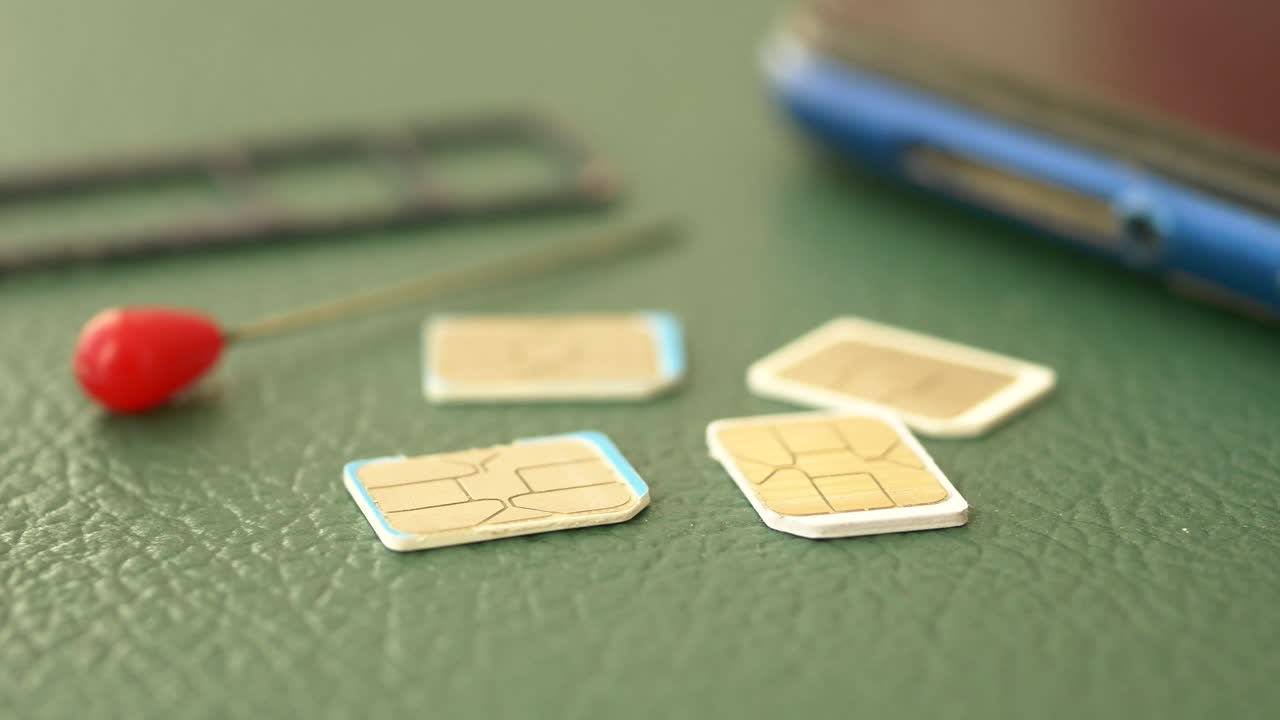 Sim Cards and Tools for Mobile Phone Repair