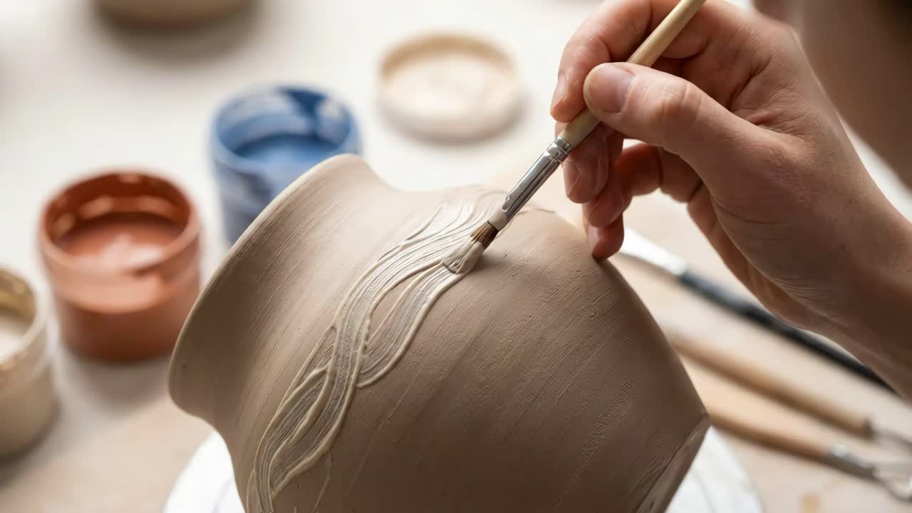 Dipingere un oggetto in ceramica