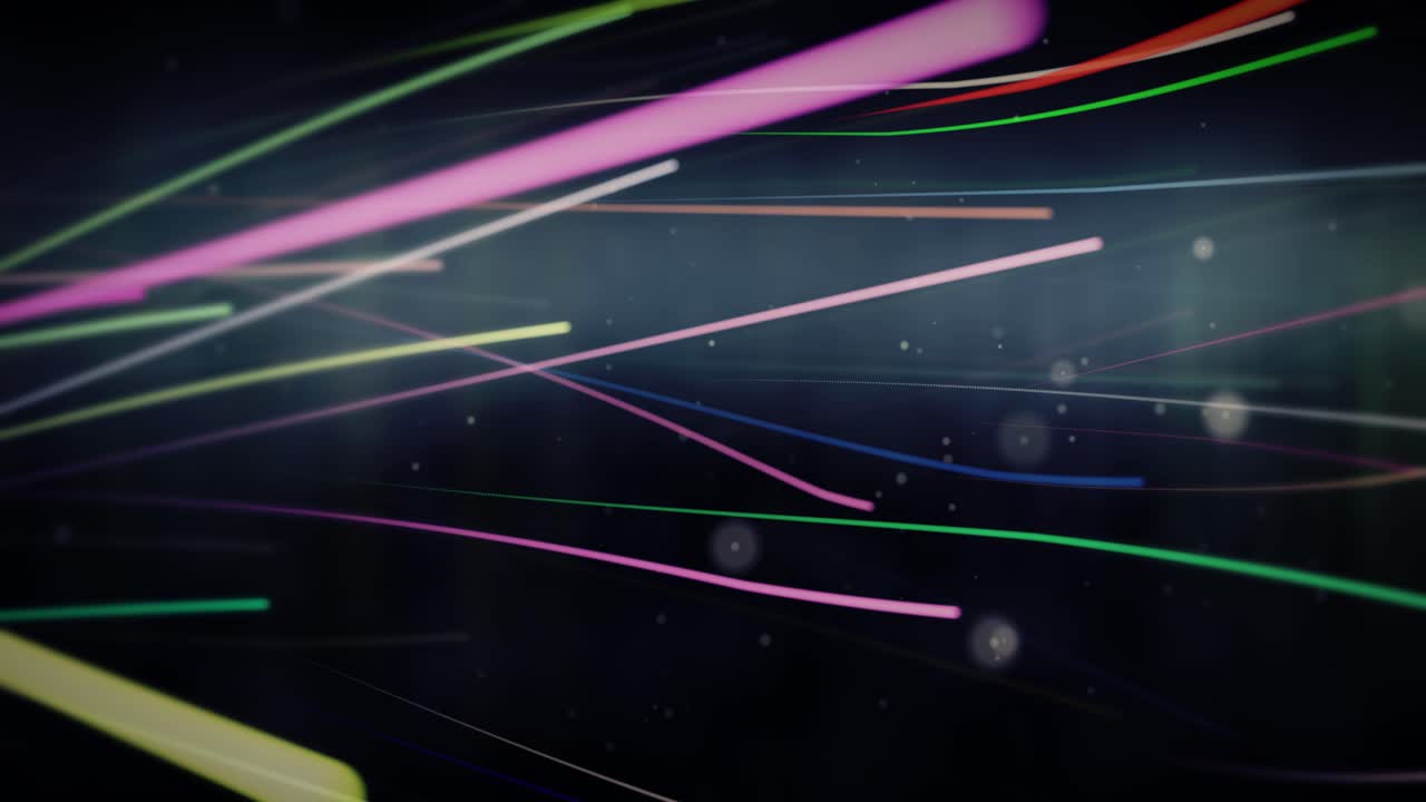 líneas onduladas - fondo hecho de líneas animadas de colores en negro