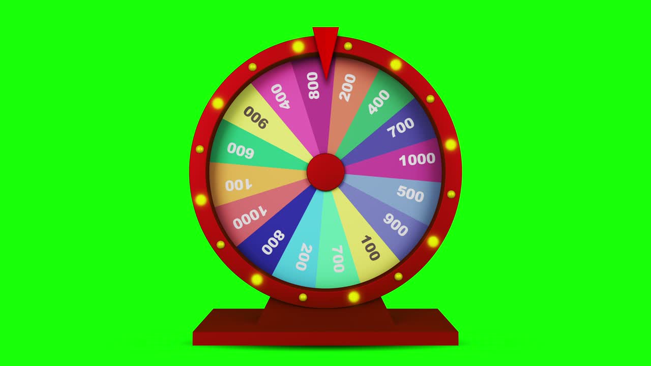 Ruota della fortuna o da casinò che gira.
