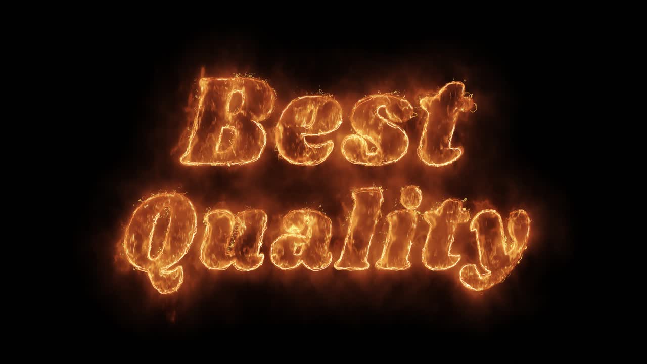 Best Quality - Fire Text Effect