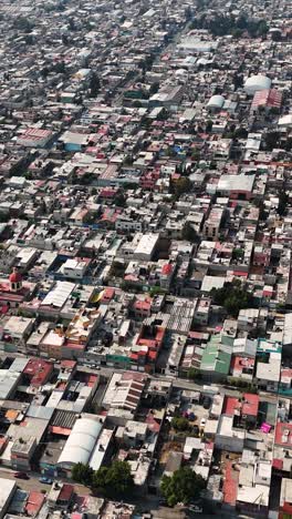 bird's eye perspective of a neighborhood in ecatepec, mexico