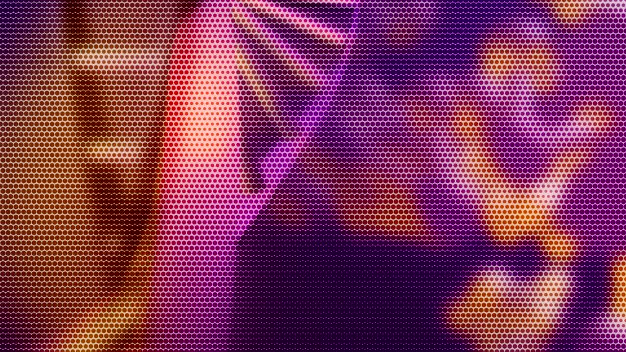 fondo de movimiento animado generado por computadora que muestra biología científica átomos moléculas partículas genes adn