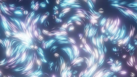 animación en bucle de renderización 3d forma de fondo abstracta luz brillante y colorida