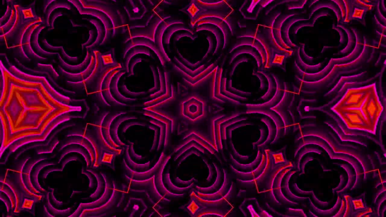 ILLUSIONE CUORE ROSSO ROSA ANIMATA