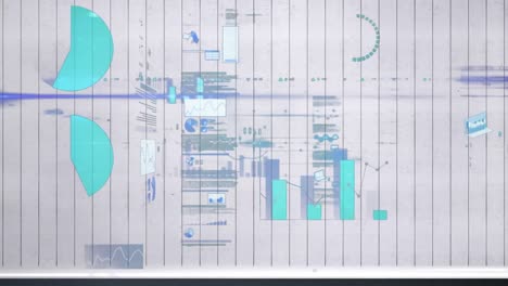 Animation-Von-Statistiken-Auf-Weißem-Hintergrund