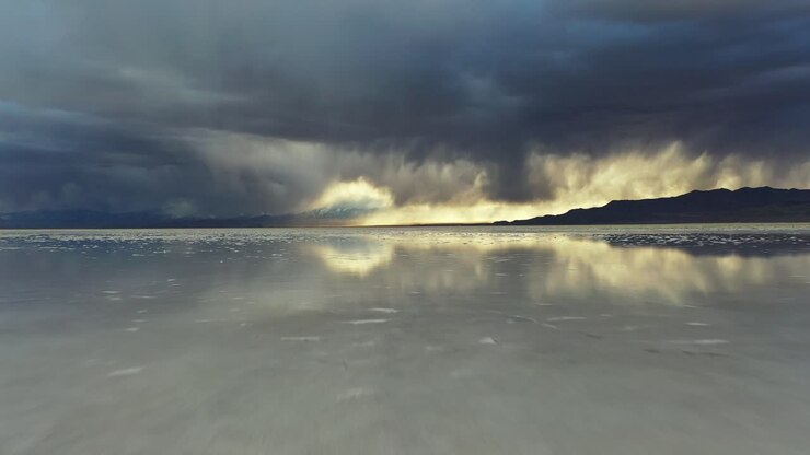 Bonneville Salt Flats, Utah USA