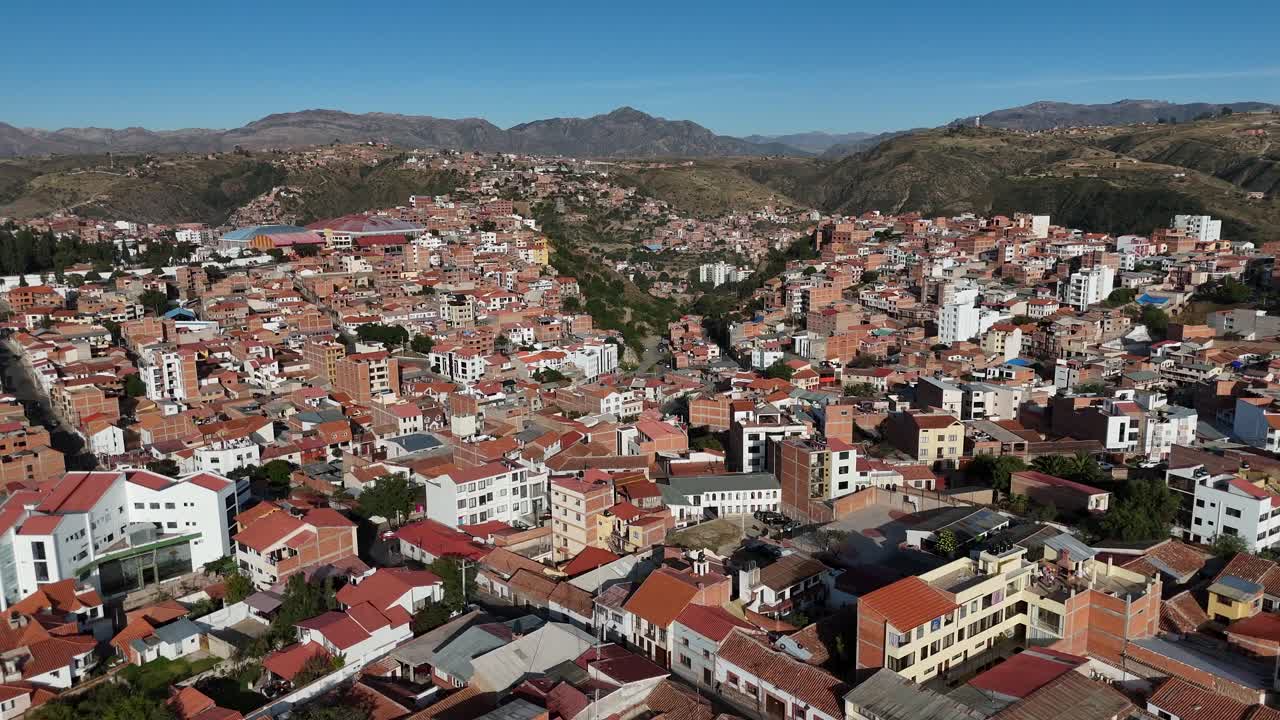 sucre ciudad capital de bolivia boliviano drone vista aérea sur américa casa de la libertad chuquisaca
