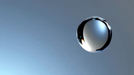 water droplet splash and reflection