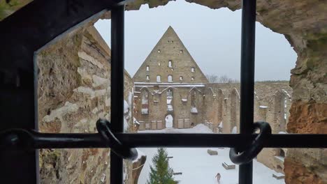 pirita convet ruins in tallinn estonia