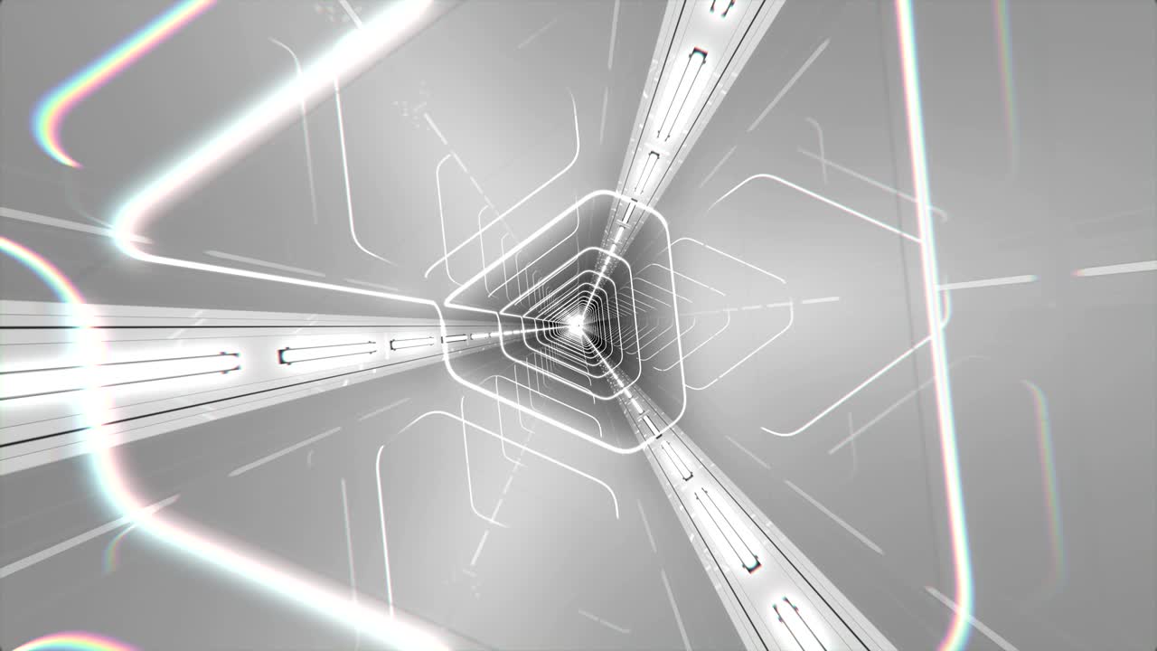 túnel de triángulo de bucle vj