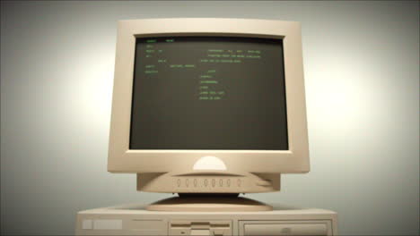 Vintage CRT Computer Monitor