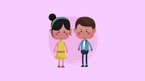 cute cartoon couple