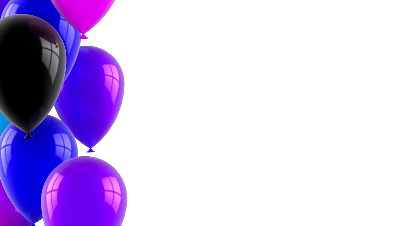 los globos que vuelan hacia arriba