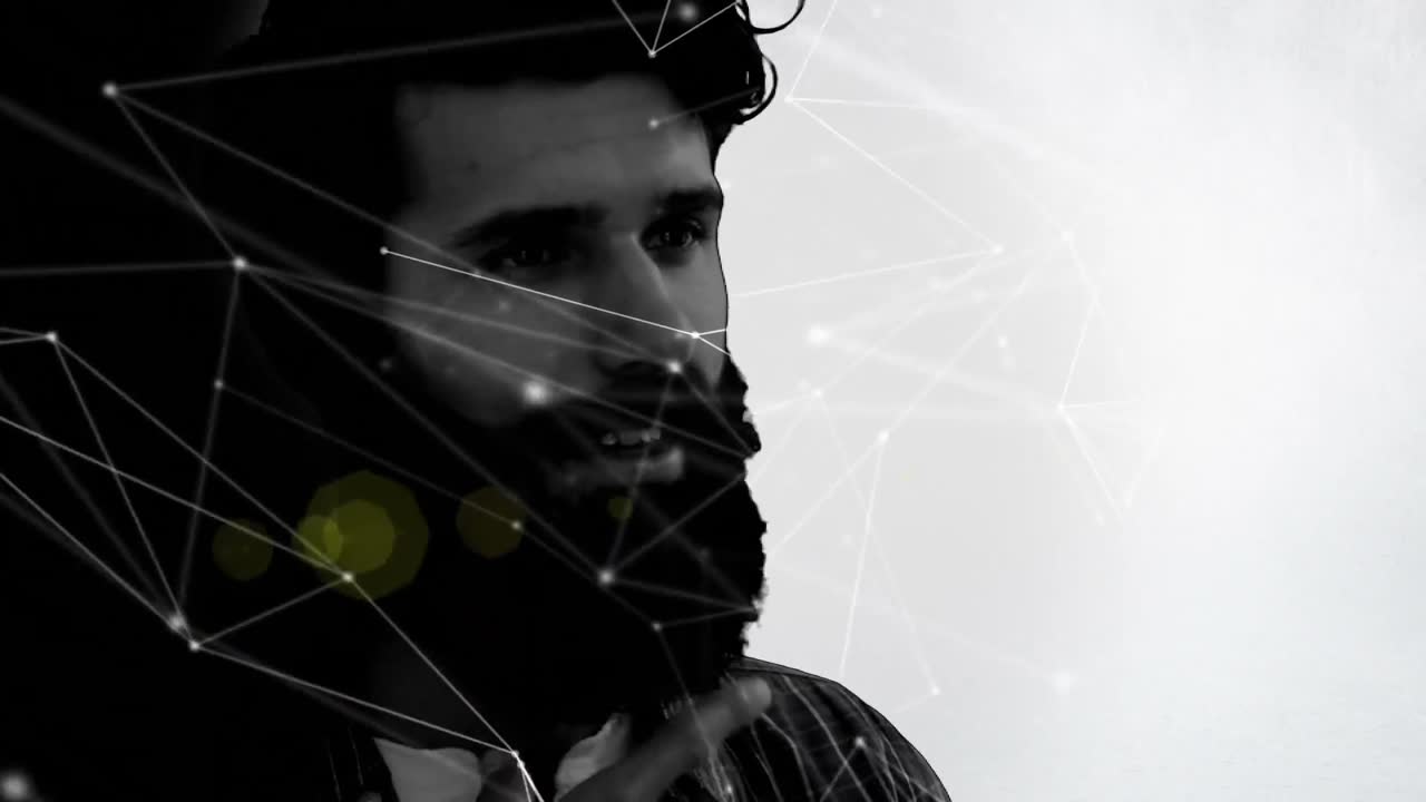 hipster de la red conceptual