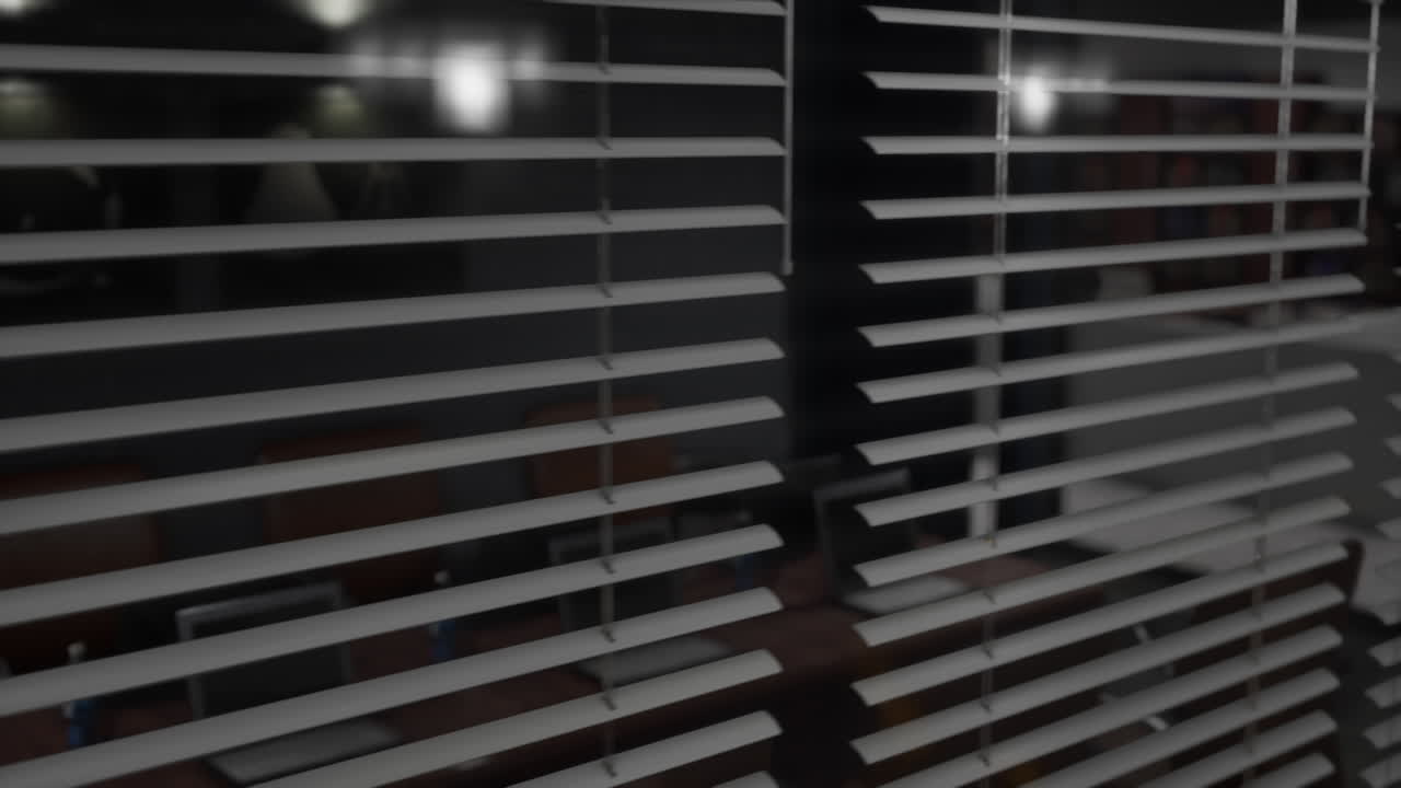 Interior of modern empty office building
