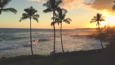 kiahuna beach sunset view from sheraton kauai resort
