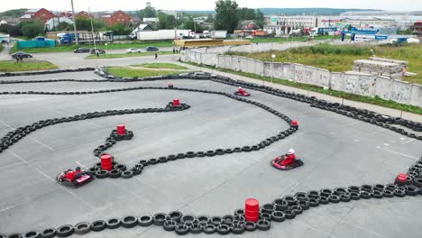 go-kart track aerial view