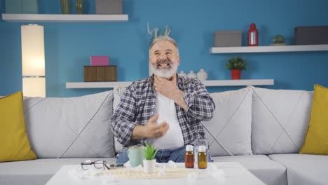 혀와 목구 ⁇ 의 부종.