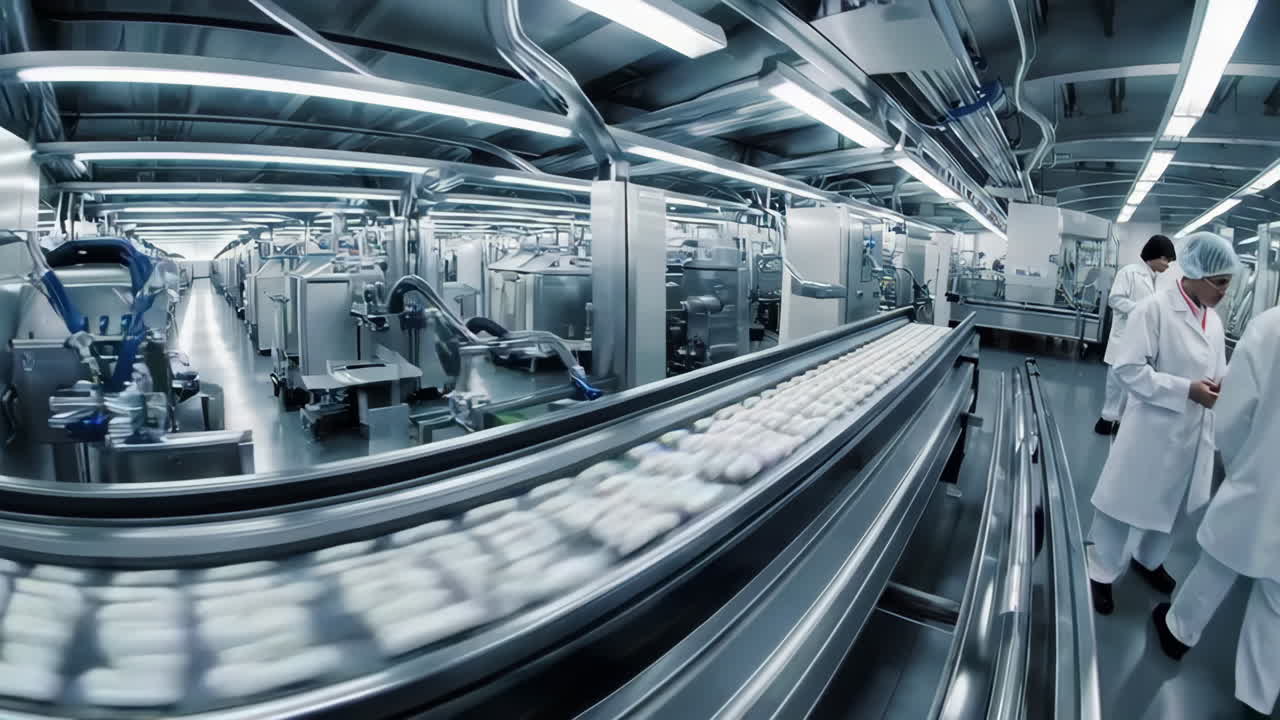 Food Processing Plant Interior View