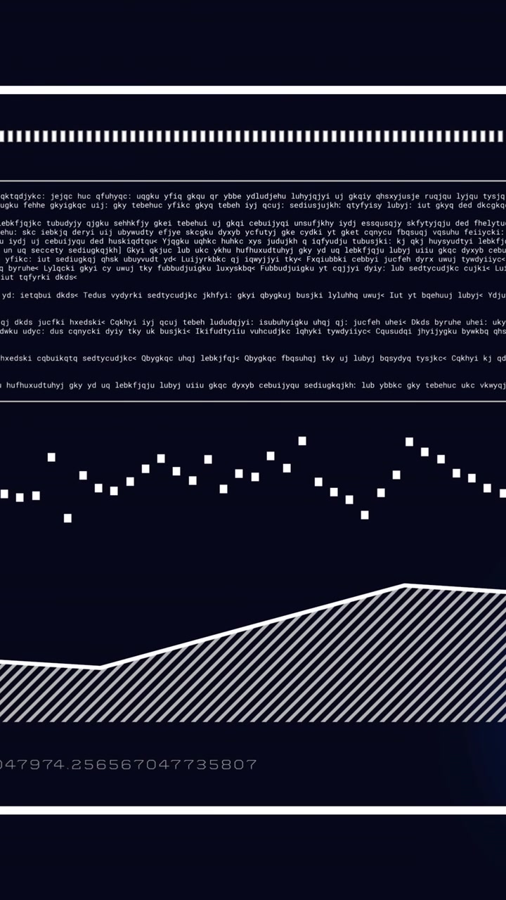 Animation of digital screen over black background with neon lines