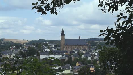 Zeitraffer-Von-Schneeberg,-Sachsen,-Deutschland