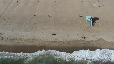 vista aérea de las playas de los ángeles