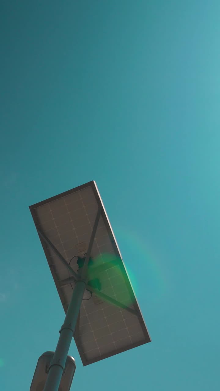 Solar Panel on a Sunny Day
