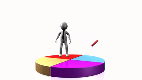 Successful-3D-man-presenting-statistics