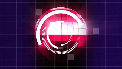 disco ball with download loading