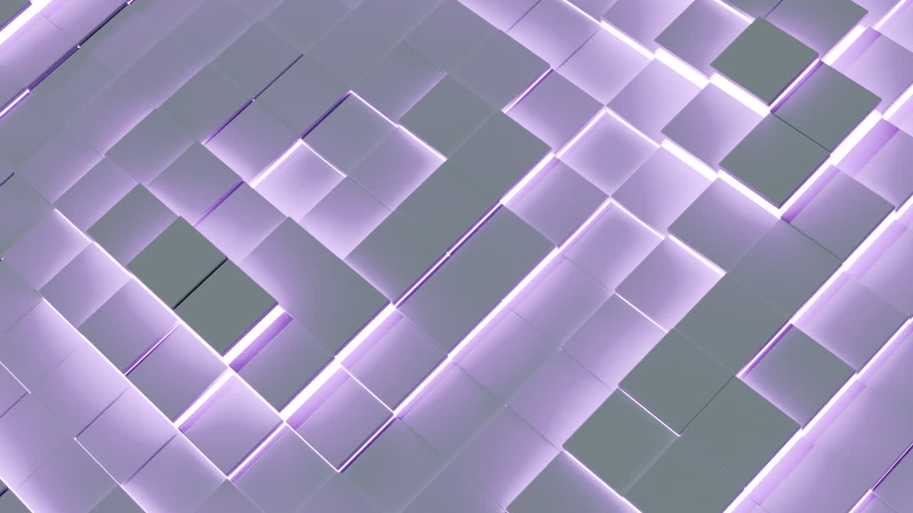 patrón geométrico abstracto de cubos iluminados