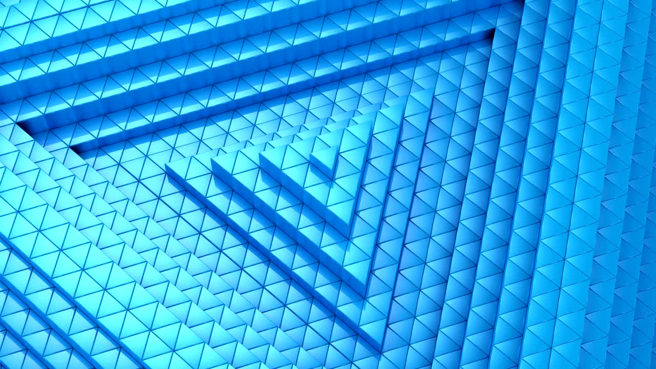 삼각형은 파도를 형성했습니다.