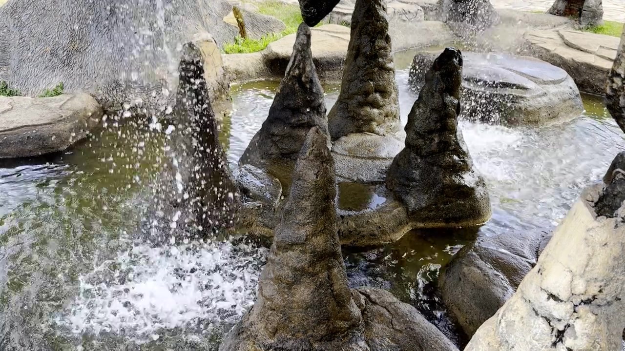 Fontane artificiali, Creazione di cascate, Elementi urbani, Viaggi tropicali, Slow motion
