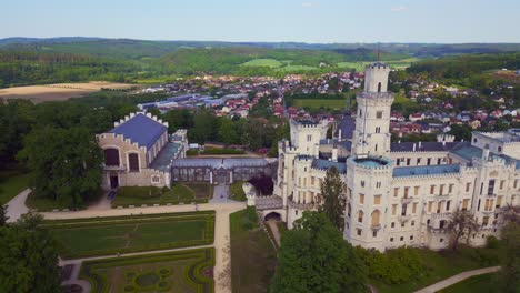 village in the valley, castle
glass house