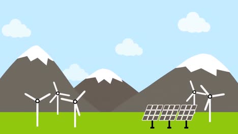 Turbina-Eólica-Y-Panel-Solar-En-El-Campo